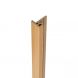 Composite Slatted Cladding End Trim - 3.6mtr Natural Oak