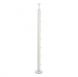 Stainless Steel Balustrade End-Mid Post Fully Assembled with Eye Bolts - 972mm Height x 48.3mm Diameter