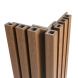 Composite Slatted Cladding Corner Trim - 3.6mtr Spiced Oak