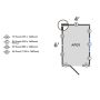 Forest Garden Apex Overlap Shed - No Window - 6' x 4'