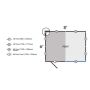Forest Garden Pent Overlap Shed - 8' x 6'
