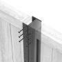 Durapost Composite Fencing Post - 2400mm Anthracite Grey