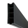 Durapost Fencing Gravel Board - 2400mm Anthracite Grey