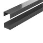 Durapost Urban Composite Fencing Rail - 1830mm Anthracite Grey - Pack of 2