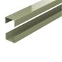 Durapost Urban Composite Fencing Rail - 1830mm Olive Grey - Pack of 2