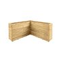 Linear Corner Wooden Planter - 1600mm x 1600mm