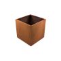 Corten Steel Cube Planter - 300mm x 300mm x 300mm