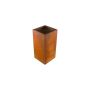 Corten Steel Tall Cube Planter - 400mm x 400mm x 800mm