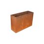 Corten Steel Tall Trough Planter - 1200mm x 300mm x 600mm