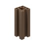 Clarity Composite Fencing Corner Post - 125mm x 1940mm Walnut