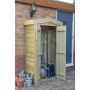 Pressure Treated Apex Tall Garden Store - 6' x 3'6