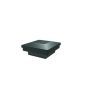 Steel Fortitude Fence Pyramid Post Cap - 50mm Black