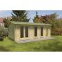 Blakedown Log Cabin - 34kg Polyester Felt Plus Underlay Double Glazed - 6000mm x 4000m