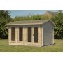 Chiltern Log Cabin - Felt Shingle Plus Underlay Double Glazed - 4000mm x 3000mm