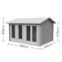 Chiltern Log Cabin - 24kg Felt Plus Underlay - 4000mm x 3000mm