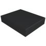 Aluminium Coping Stop End for 301-350mm Wall - 410mm Black (9005 Matt)