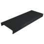 Aluminium Coping for 141-200mm Wall - 260mm x 3mtr Black (9005 Matt)