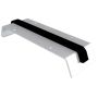 Aluminium Coping Fixing Clip for 241-300mm Wall - 360mm Black (9005 Matt)