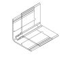 Aluminium Cladding Two Part Internal Corner - 5650mm Natural Oak