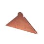 Copper Roll Top Roof Ridge Stop End - 125mm Side