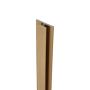 Composite Panel Cladding Joint Trim - 3.6mtr Natural Oak