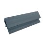 Composite Slatted Cladding External Corner - 56mm x 49.5mm x 3.6mtr Grey