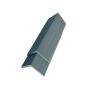 Standard Slatted Composite Cladding Edge Seal - 50mm x 3.6mtr Grey