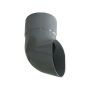 FloPlast Deepflow/ Hi-Cap Downpipe Shoe - 80mm Grey