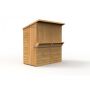 Forest Garden Shiplap Pent Garden Bar - 6' x 3'