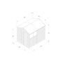 Forest Garden Shiplap Apex Shed - 2 Windows - 6' x 8'