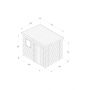 Forest Garden Tongue & Groove Pent Shed - 8' x 6'