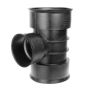 Twinwall Drainage Junction - 90 Degree x 300mm x 300mm Black