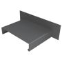 Aluminium Coping Upstand for 141-200mm Wall - 260mm Anthracite Grey (7016 Matt)