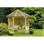 Venetian Timber Corner Arbour - 2500mm x 2330mm x 1610mm