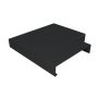 Aluminium Coping for 141-200mm Wall - 135 Degree Angle - 260mm Black (9005 Matt)