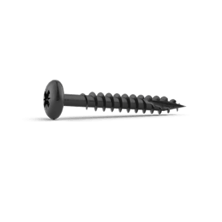 Durapost Pan Head Timber Screws - 4mm x 40mm Anthracite Grey - Pack Of 200