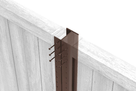 Durapost Composite Fencing Post - 1800mm Sepia Brown
