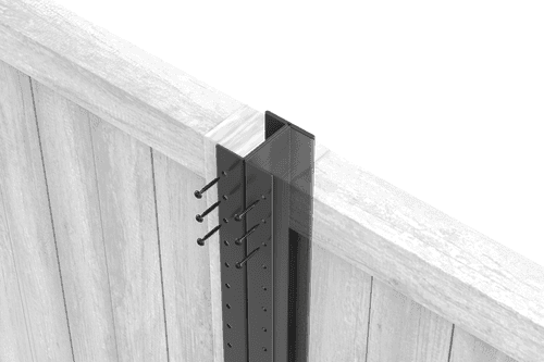 Durapost Composite Fencing Post - 2400mm Anthracite Grey