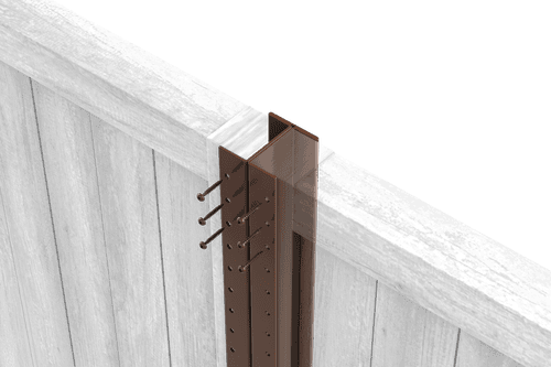 Durapost Composite Fencing Post - 2700mm Sepia Brown