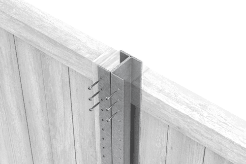 Durapost Composite Fencing Post - 3000mm Galvanised