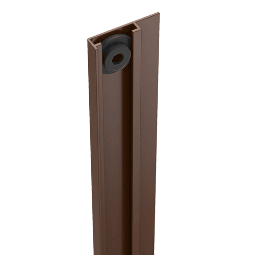 Durapost Cover Strip For U Channel - 2100mm Sepia Brown