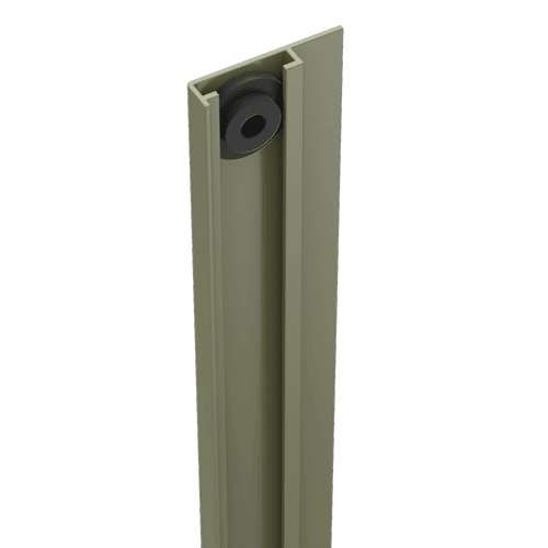 Durapost Cover Strip For U Channel - 2100mm Olive Grey