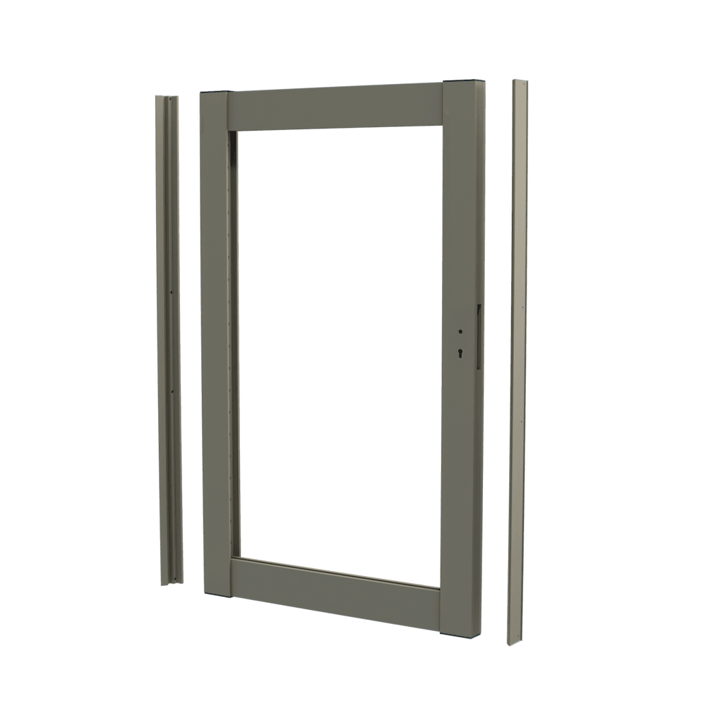 Durapost Aluminium Gate Frame - 1188mm x 1770mm Olive Grey
