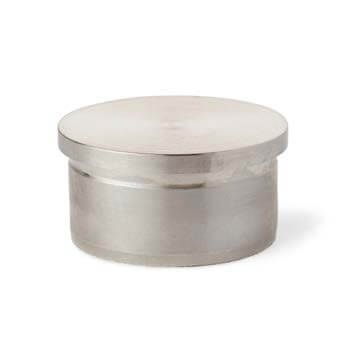 Stainless Steel Balustrade Flat End Cap - 48.3mm Diameter