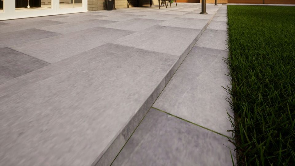 Porcelain Paving - 900mm x 450mm x 20mm Slab Coke - Pack of 2