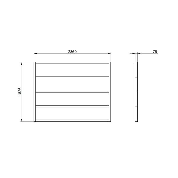 Shed Base for Forest Overlap And Shiplap Sheds - 8' x 6'