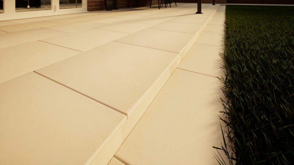 Sandstone Paving - 600mm x 600mm x 25mm Harvest Smooth