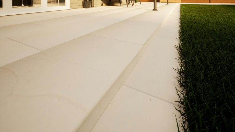 Sandstone Paving - 900mm x 600mm x 25mm Harvest Smooth