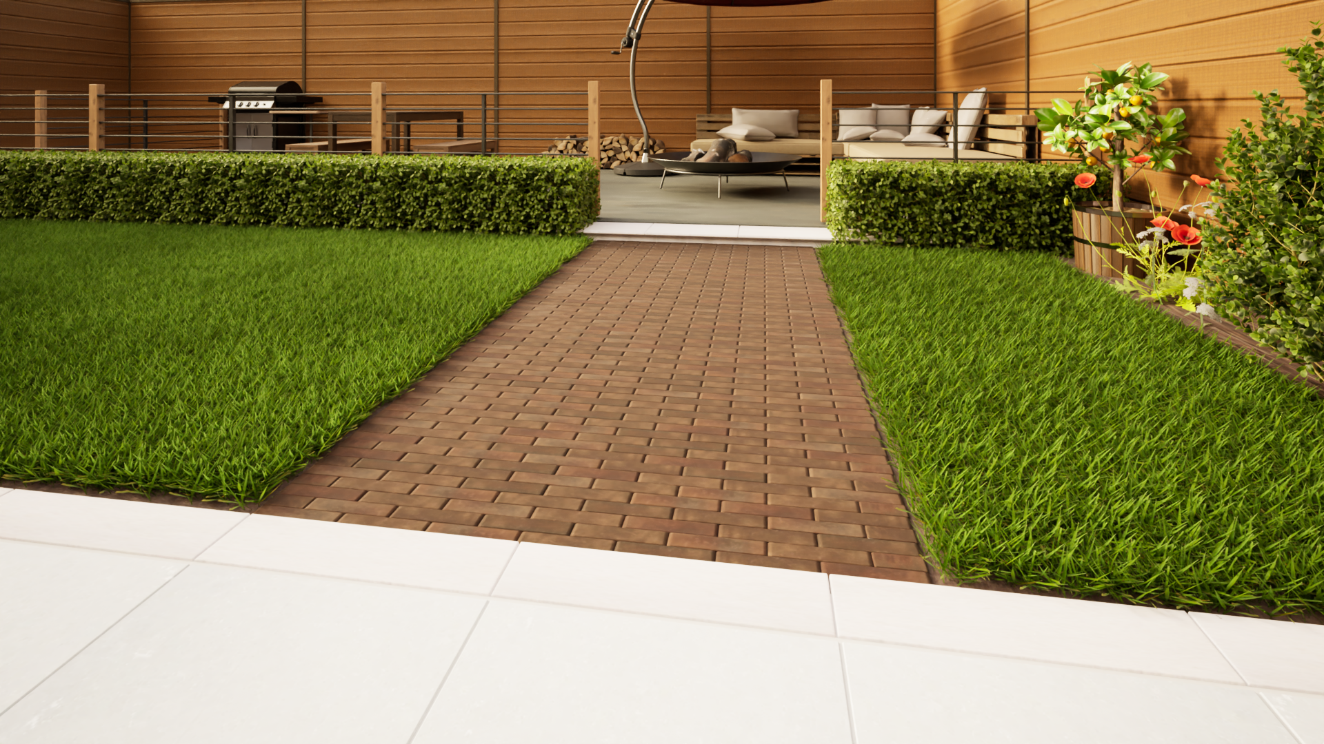 Clay Paving - 200mm x 48mm x 58mm Abbey Dark Multi