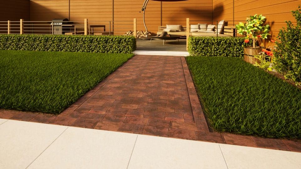 Clay Paving - 210mm x 100mm x 50mm Dorset Antique